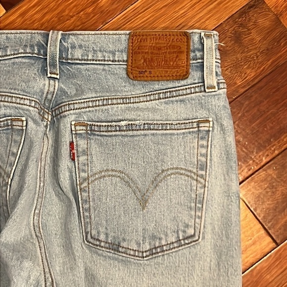 ⭐️ Levi’s 501 S Jeans Big Raw Hem Size 27 - Picture 8 of 10